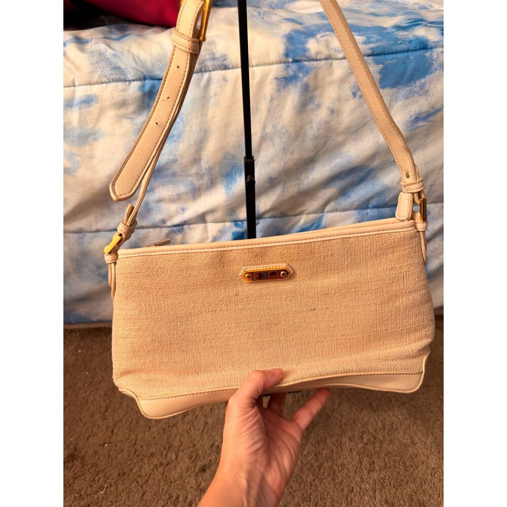 Vintage Etienne Aigner Beige Shoulder Bag